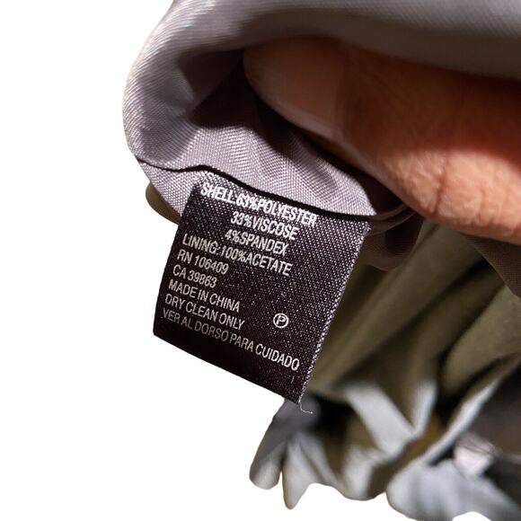 Antonio Melani ANIKA Belted Sheath Gray Dress, Sz 8 - Picture 9 of 9